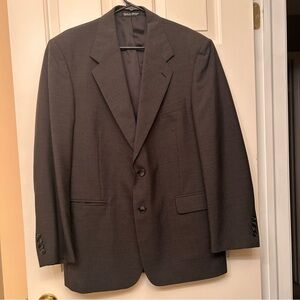 Men’s suit- 41R jacket; 35 X 30 pants